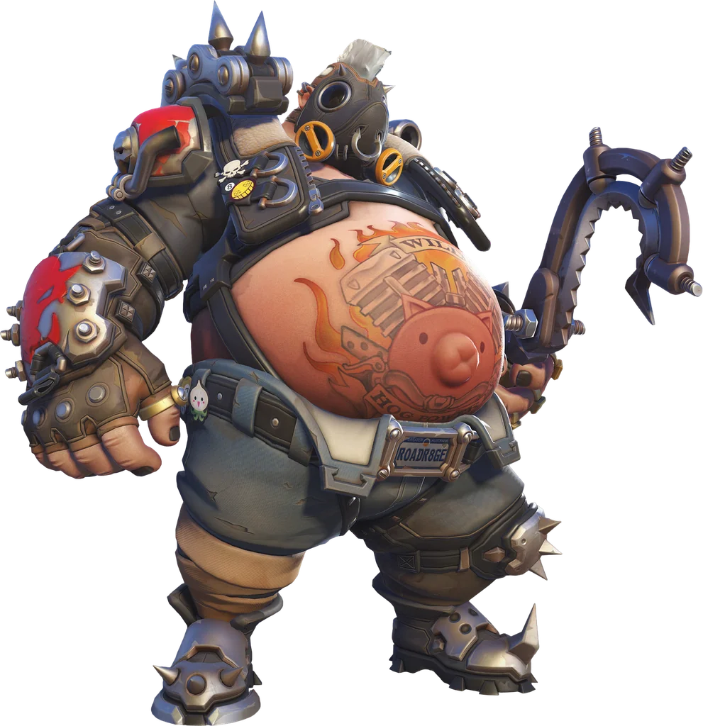 Roadhog, standing
